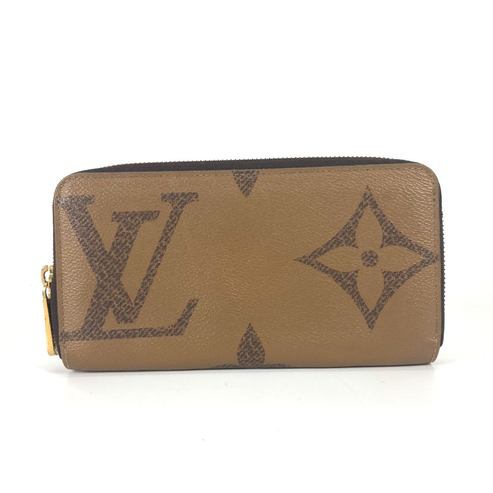 長財布 M69353 ジッピーウォレット ジャイアントモノグラムリバース ラウンドファスナー モノグラムリバースキャンバス ブラウン