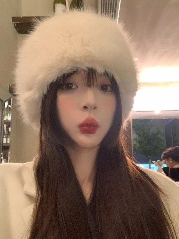 レディース 帽子 おしゃれ 秋冬 春 ハット 厚手 防寒 防風 フェイクファー 小顔効果 耳 隠れる 旅行 アウトドア ベージュ ピンク 黒