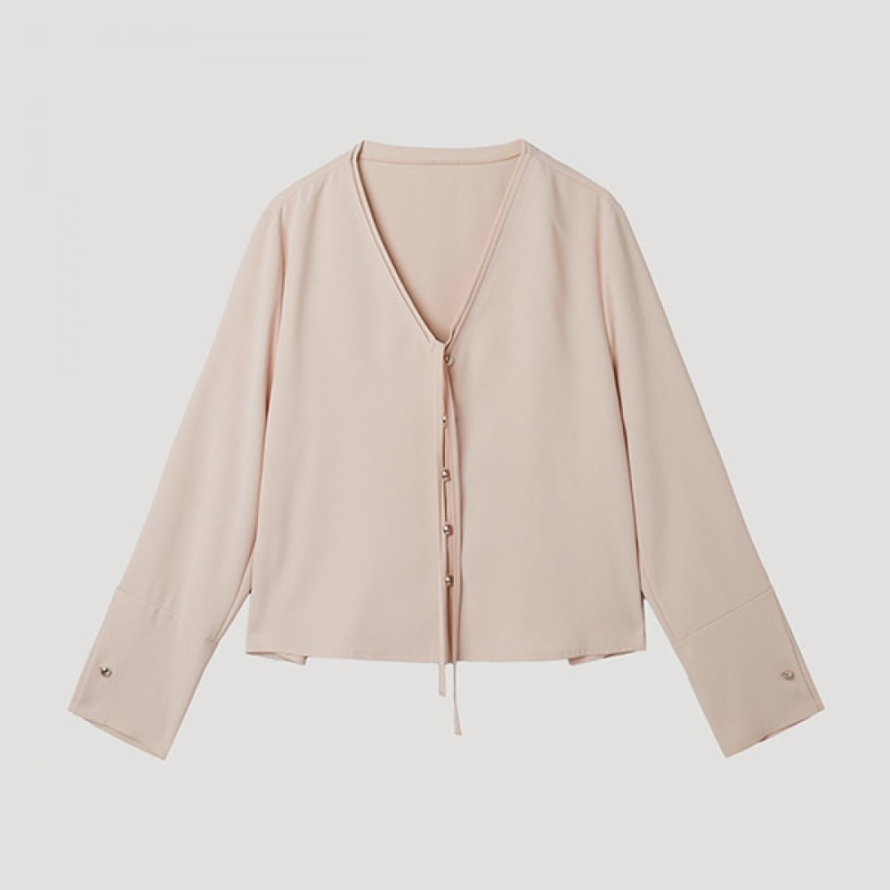 [シーズミス] Vネックタイブラウス_swwblp11040_LP 5,303円