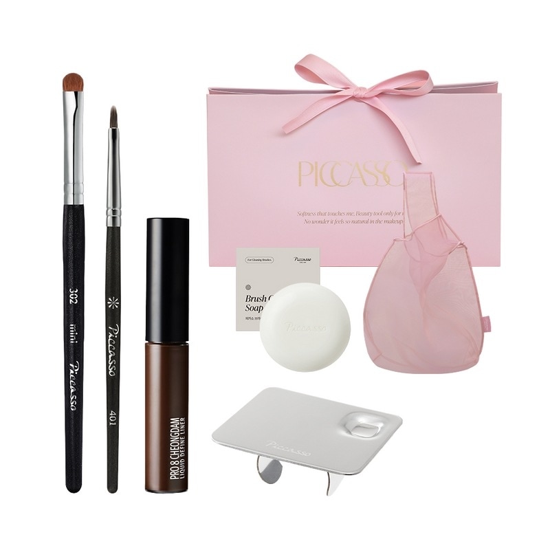 【ピカソ】 アイライナーセット（リキッドディファイン＋401MINI＋302MINI＋リングパレット）