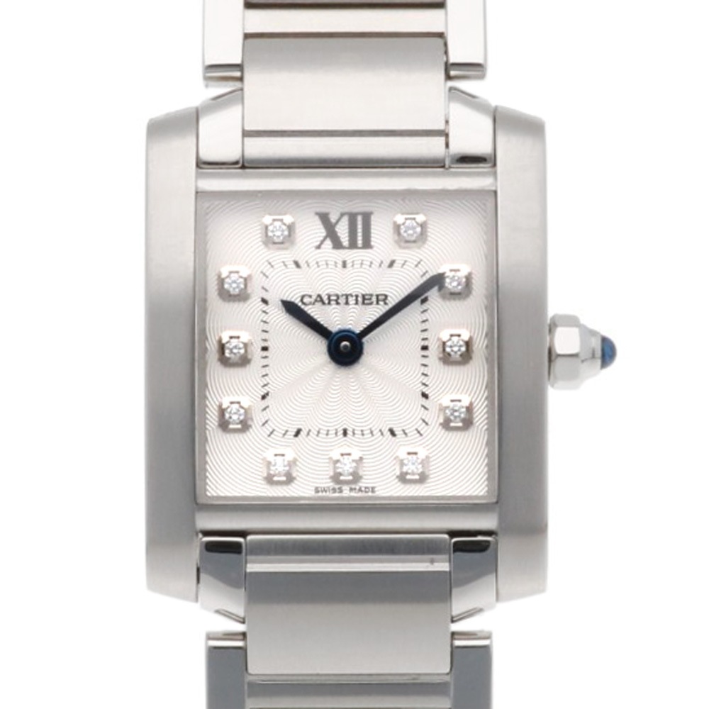 カルティエ タンクフランセーズ SM 腕時計 ステンレススチール 3217 クオーツ 1年保証 CARTIER 中古 257,400円