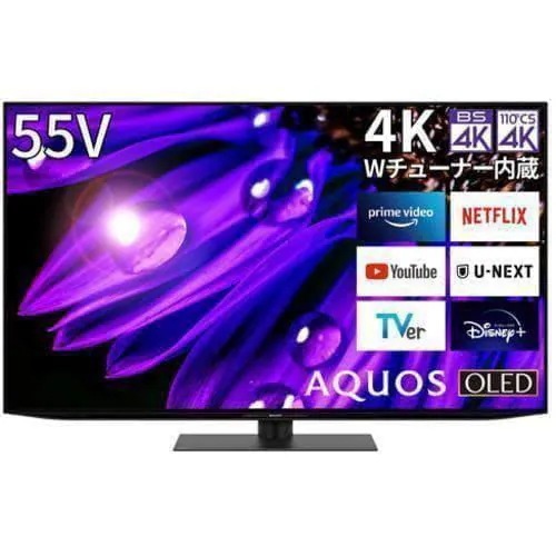 【無料長期保証】シャープ 4T-C55EQ1 有機ELテレビ AQUOS OLED 55V型