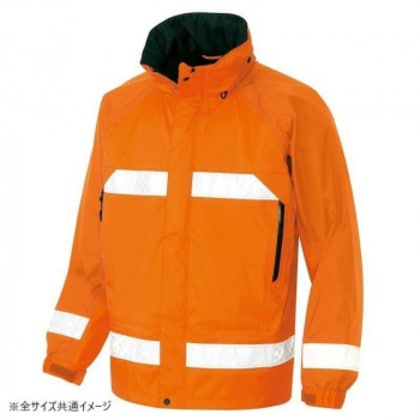 アイトス 全天候型リフレクタージャケット(男女兼用) オレンジ M 56303