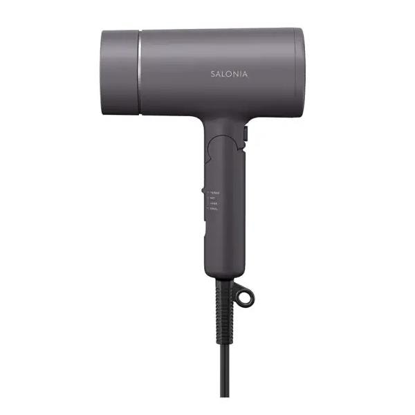 SALONIA サロニア SAL23210GR グレー ヘアドライヤー グロッシーケアドライヤー パール髪ノズル