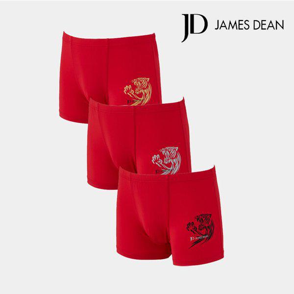 ワイルド レッド タイガー タトゥー パンツ 3枚セット