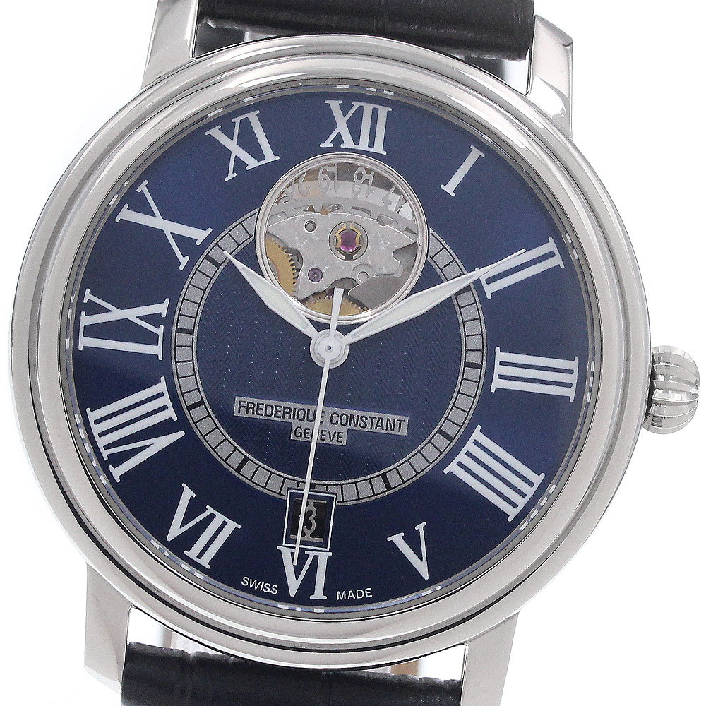 フレデリック・コンスタント FREDERIQUE CONSTANT FC-315NS3P6 クラシック ハートビート デイト 自動巻き メンズ 美品 保証書付き_960801【中古】