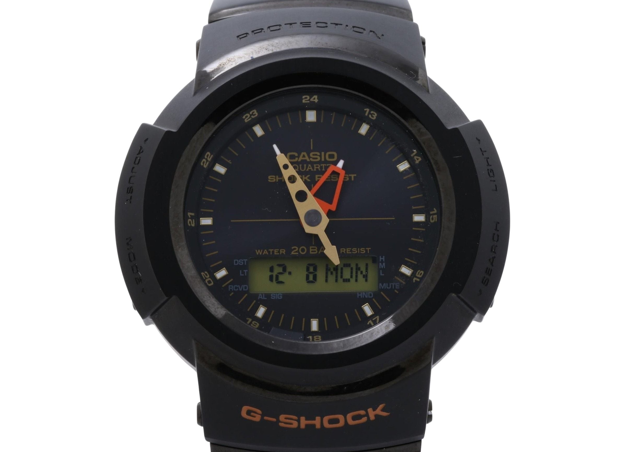 時計 G-SHOCK ユナイテッドアローズ限定 ステンレススチール AWM-500UA アナデジ ブラック メンズ時計 メンズウォッチ 高級 ブランド スポーツ 人気【本物保証】