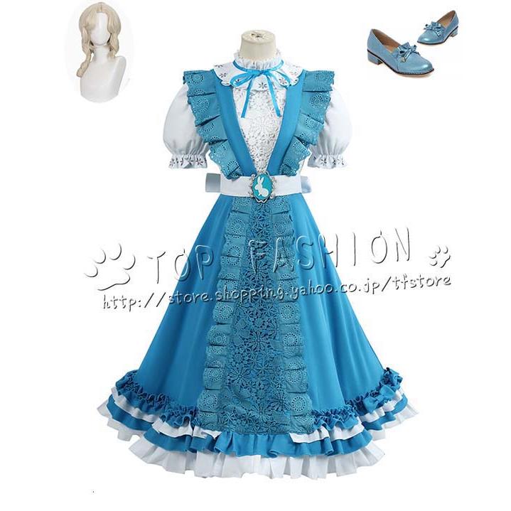 IdentityV 第五人格 記者 夢境の中のアリス アリス・デロス コスプレ衣装 ウィッグ cosplay コスチューム ハロウィン クリスマス236