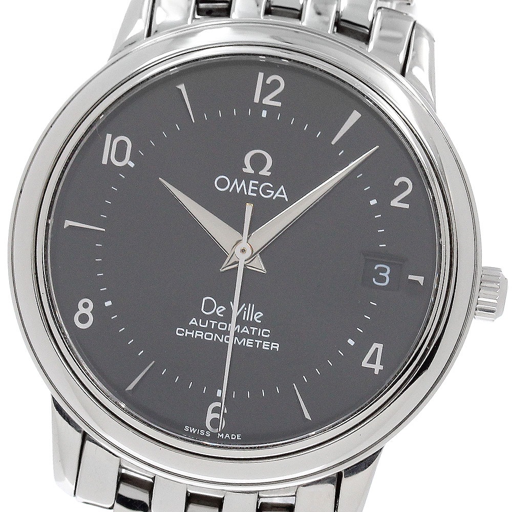 オメガ OMEGA 4512.50 デビル プレステージ コーアクシャル デイト 自動巻き メンズ 良品 _957919【中古】
