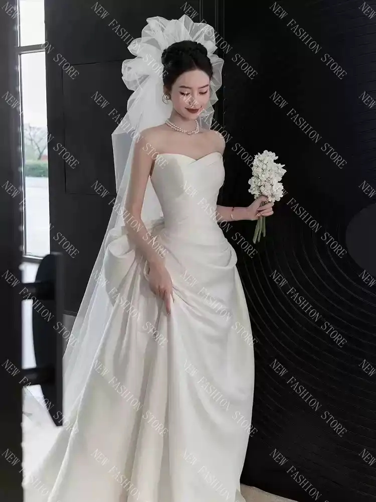 ウエディングドレス 白-37