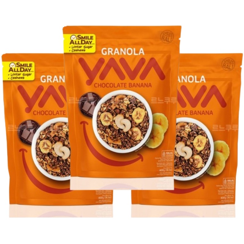 YAVA グラノーラ チョコレートバニラ 400g 3個 6,223円