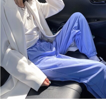 ボトムス パンツ ジョガーパンツ 9分丈 l シンプル カジュアル おしゃれ かっこいい ラフ ルーズ 夏 秋 10代 20代 休日 ジム ヨガ アウトドア イベント 着回し 普段使い S M L