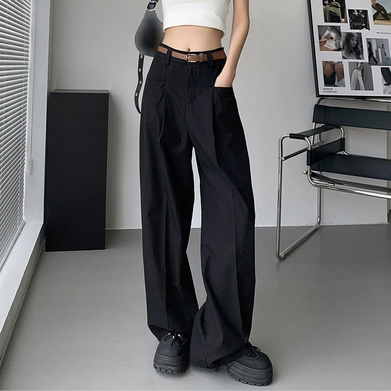 綿麻 ワイドパンツ レディース ボトムス リラックス ロングパンツ 無地 おしゃれ マキシ丈 カジュアルパンツ 着やせ ストレートパンツ ハイウエスト アンクルパンツ 春 夏 イージーパンツ 脚長 韓