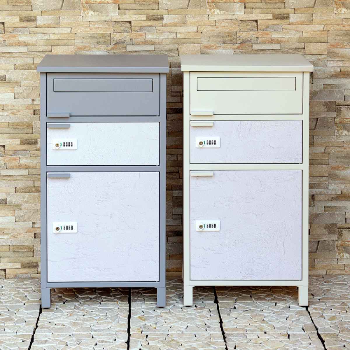 宅配ボックス 郵便ポスト Tobia トビア 宅配ボックス付ポスト 宅配2段タイプ 宅配 ボックス ポスト一体型 ポスト 宅配ポスト 宅配ボックス付きポスト 大容量 シンプル デザインポスト