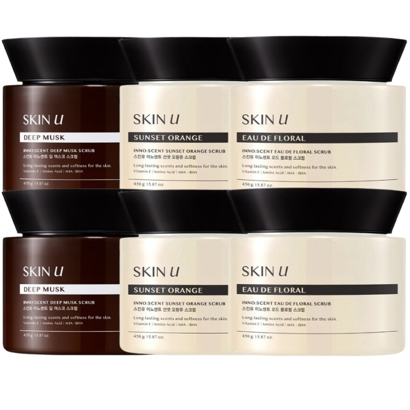 SKIN U キョルケア リアルシュガースクラブ 450g 2個 / 3種より1つ選択 （ディープムスク / サンセットオランジュ / オードフローラル） (鎮静/弾力/保湿/栄養供給/活力/)