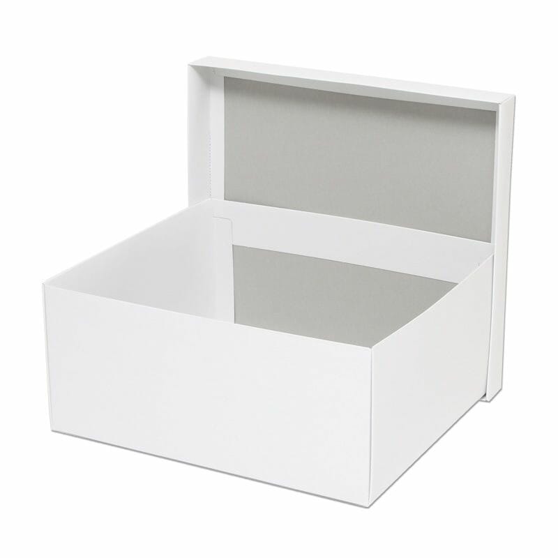 （まとめ買い）シモジマ HEIKO 箱 白無地汎用ボックス カバン箱B 10枚 内寸272x305x高135mm ギフトボックス 006818700 [x3セット]