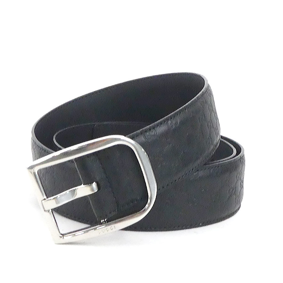 グッチ GUCCI ベルト レザー ブラック メンズ 449716 h31131a