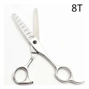 ZT 【8目 セニング シザー 正刃 カット率(スキ率)50%】鋏 美容院 スキバサミ ヘアー 美容師 理容師 散髪 プロ用 ペット トリマー hmm077ZT