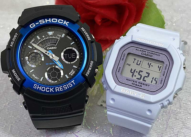 恋人たちのGショック ペアウオッチ Gショック ペア G-SHOCK BABY-G ペア腕時計 カシオ 2本セット アナデジ AW-591-2AJF BGD-565SC-2JF g-shock 17,738円