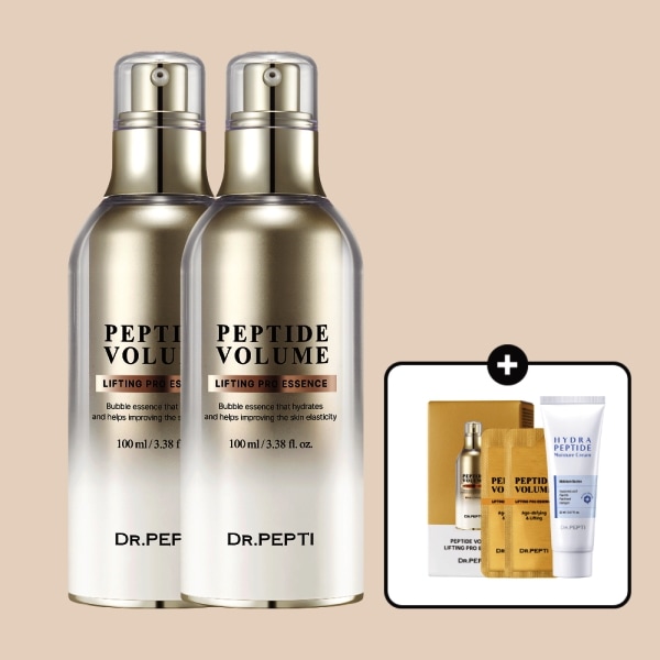 ペプチド ボリュームリフティング プロ バブルエッセンス 100ml 2本セット 内部乾燥 バブル 弾力 光沢 クリームの代わりに軽やかに夏のケア (贈呈品なくなり次第贈呈終了)