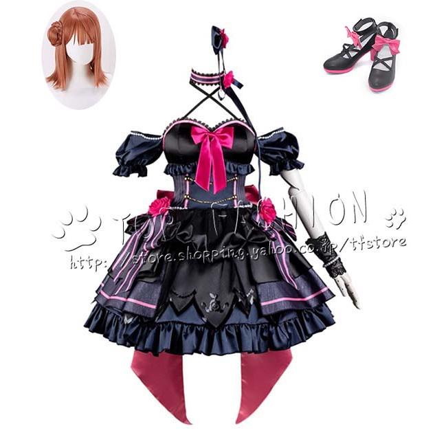 【品質良い 大好評中】ラブライブ！虹ヶ咲学園スクールアイドル同好会 風 上原 歩夢 悪魔のふり コスプレ衣装 ウィッグ cosplay コスチューム ハロウィン クリスマス