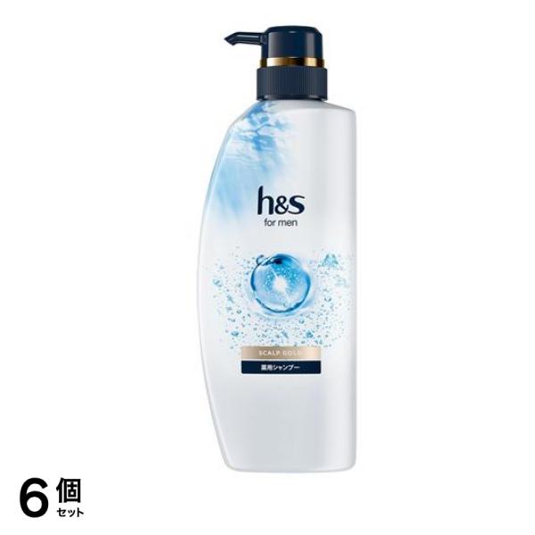 h&s for men (フォーメン)スカルプゴールド 薬用シャンプー ポンプ 350mL 6個セット