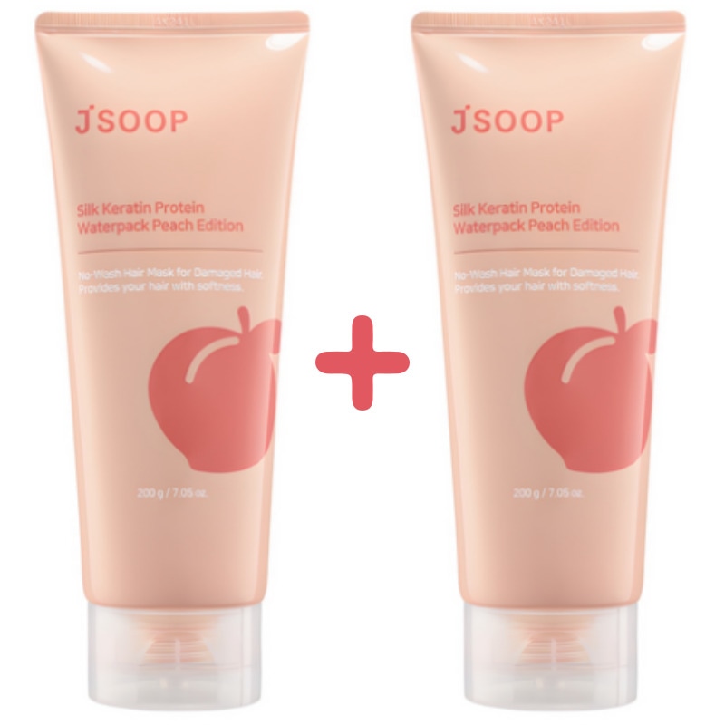 ジェイスップ シルクケラチン タンパク質 ノーウォッシュ ヘアパック トリートメント ピーチ エディション200g2個+ gift 5,182円