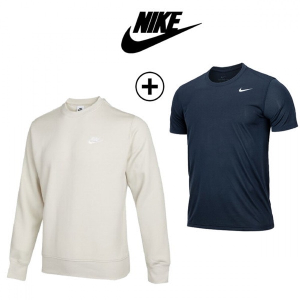 [Nike][ナイキ]セットマンツーマンレイヤードBV2663-072+718834-451