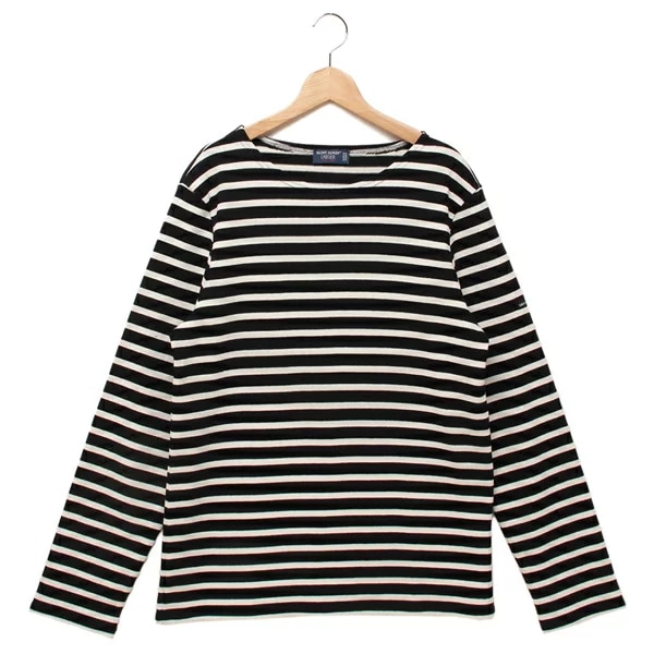 Tシャツ カットソー メリディアン ボートネック ブラック ホワイト メンズ レディース ユニセックス ST.JAMES 6870