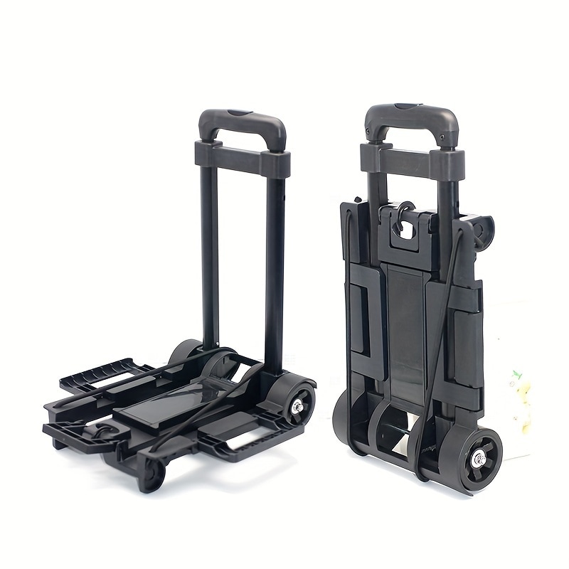折りたたみ式収納車二輪鉄棒ショッピングカートロリー荷物車収納バスケット