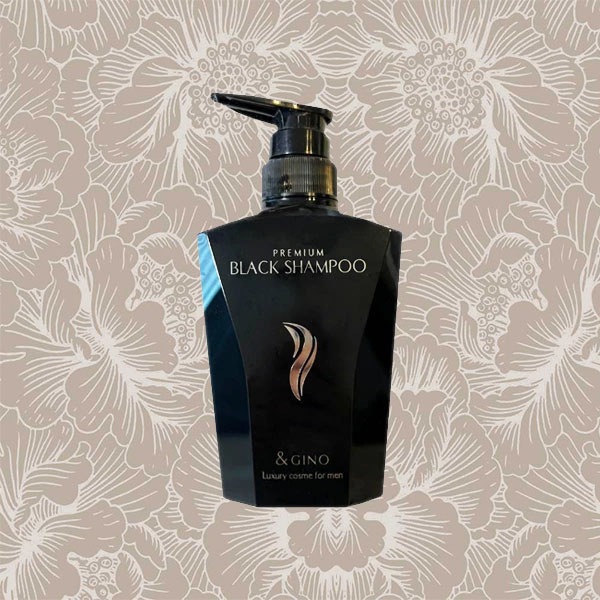&GINO 頭皮ケア プレミアムブラックシャンプー 400ml スカルプ 男性用 メンズ