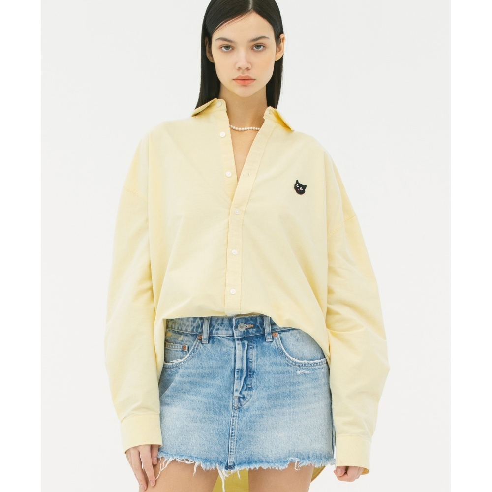 FALLETT ネロオックスフォードシャツレモン