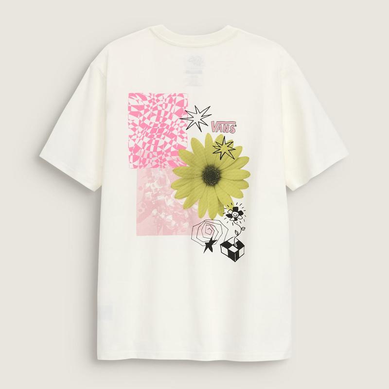 フラワーチェック半袖Tシャツ VN000TM9FS8