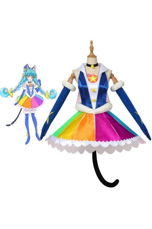 スタートゥインクル プリキュア キュアコスモ マオ コスプレ衣装