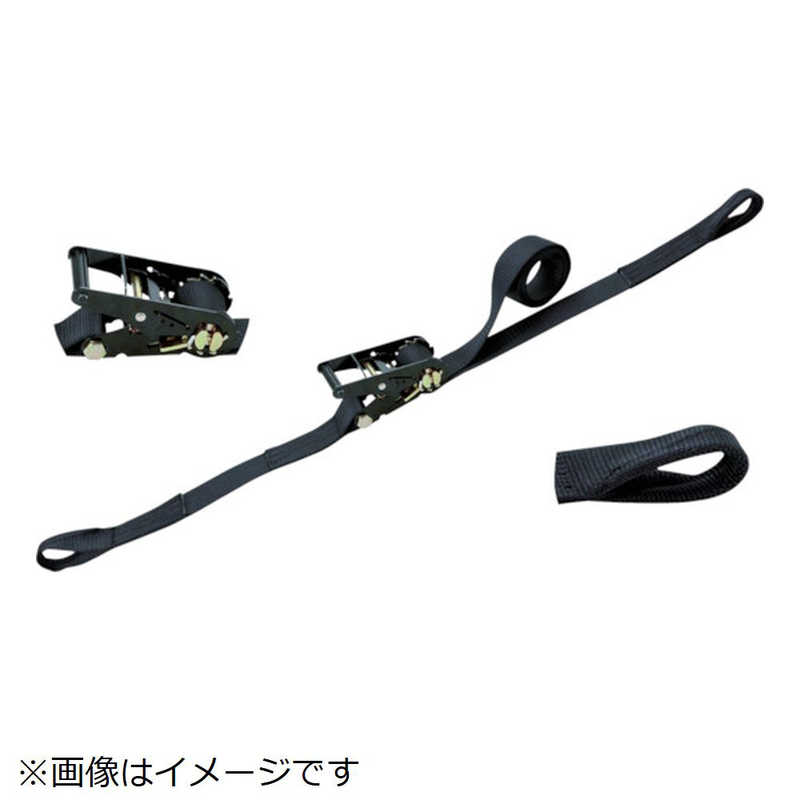 東レ　シライ ラチェットバックル 黒 両端アイ形　RE50LB6