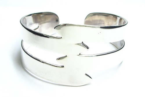 フェンスシルバーバングル シルバー925 腕輪 男性 女性 アクセサリー 手首 プレゼント 個性的