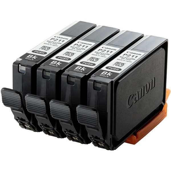 純正 インクタンク ブラック 4本入 BJI-P211BK（4P）