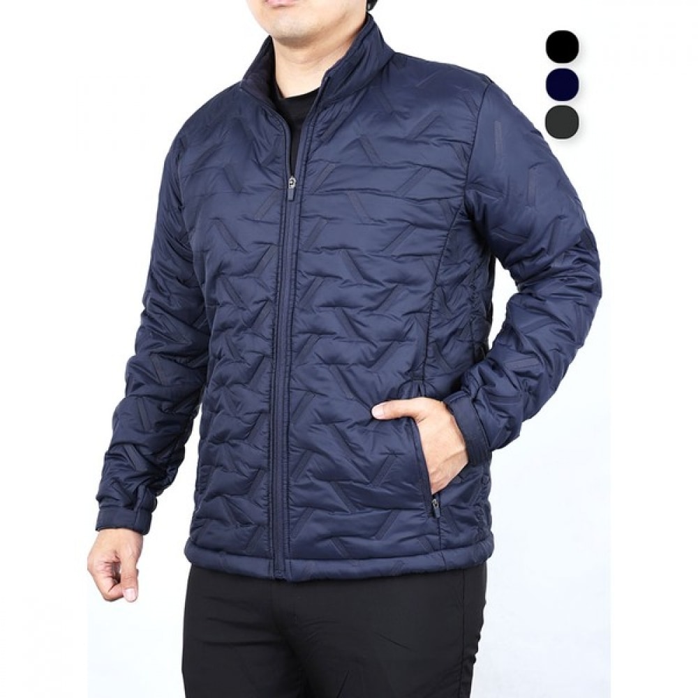 (ノーブルジーンズ) MC 高周波パッド入りジャンパー冬用メンズパッド入り冬用ワークスーツビッグサイズジャンパー