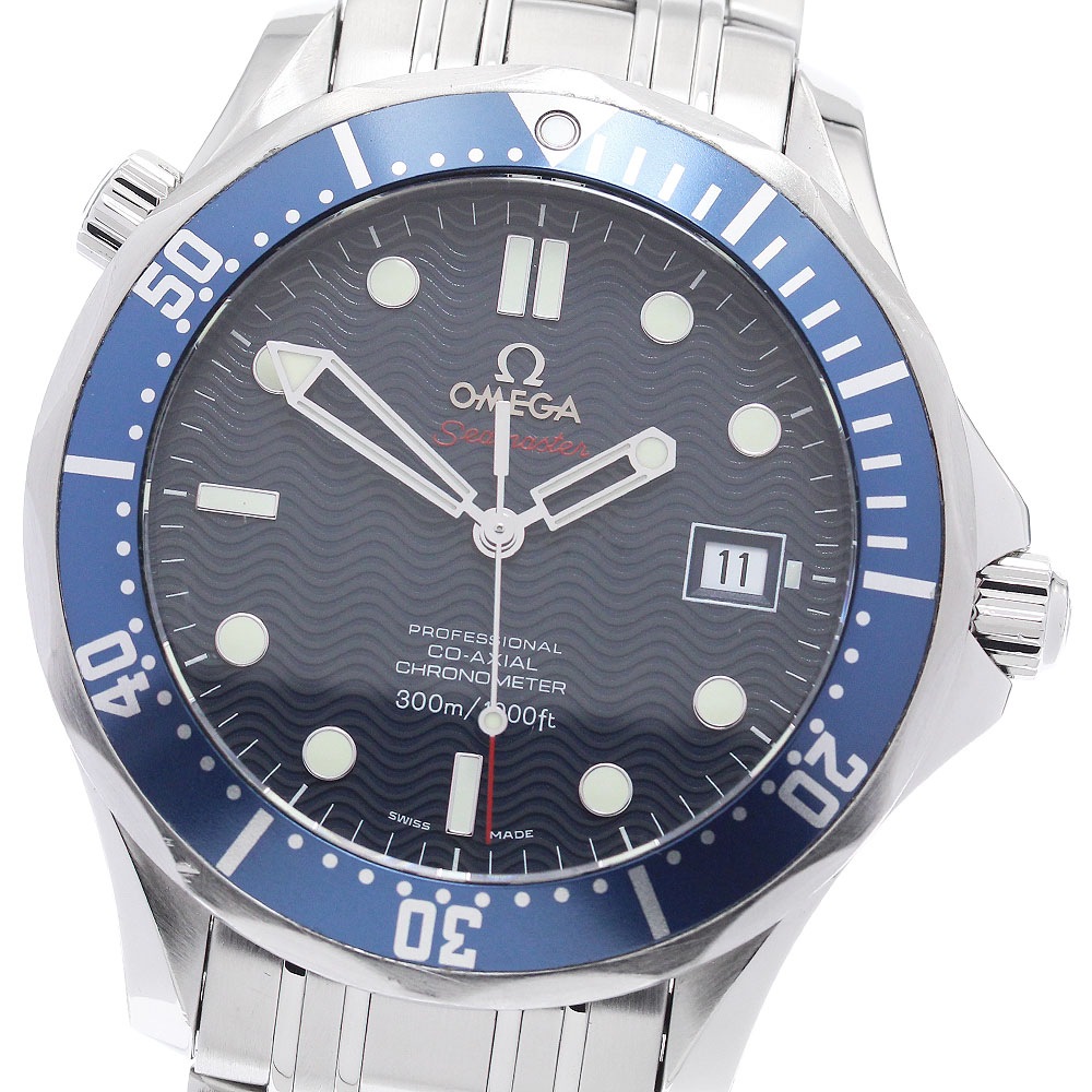 オメガ OMEGA 2220.80 シーマスター300 コーアクシャル デイト 自動巻き メンズ _890481【中古】