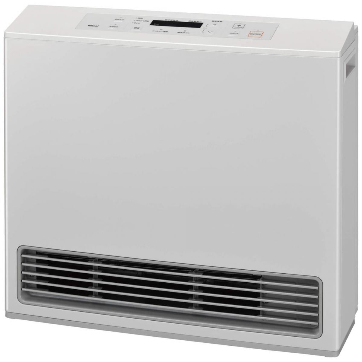 リンナイ(Rinnai) ガスファンヒーター Standard(スタンダード) RC-U5801PE-WH ホワイト 【LPガス用】　DC駆動モーター プラズマクラスターc