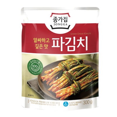 ((冷蔵)) パキムチ ネギキムチ(300g) 100% 韓国産 小ねぎ...のサムネイル