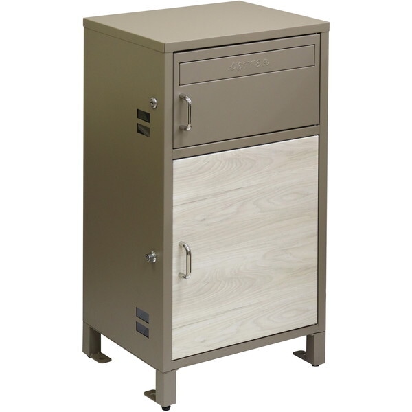 MOJYU PBX-116 ミルクティーベージュ/ホワイト木目 Dante 宅配ボックス付ポスト メーカー直送 23,489円