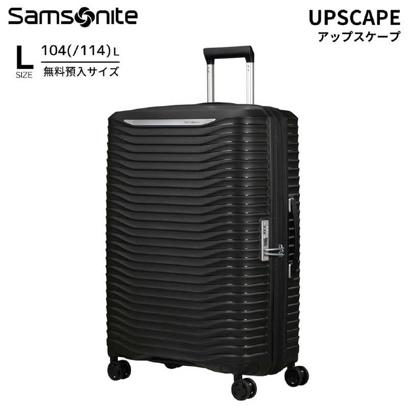 サムソナイト　アップスケープ スピナー75 大容量×超軽量スーツケース Lサイズ アップスケープ ( UPSCAPE ) ［TSAロック搭載］ ブラック　KJ1＊09003