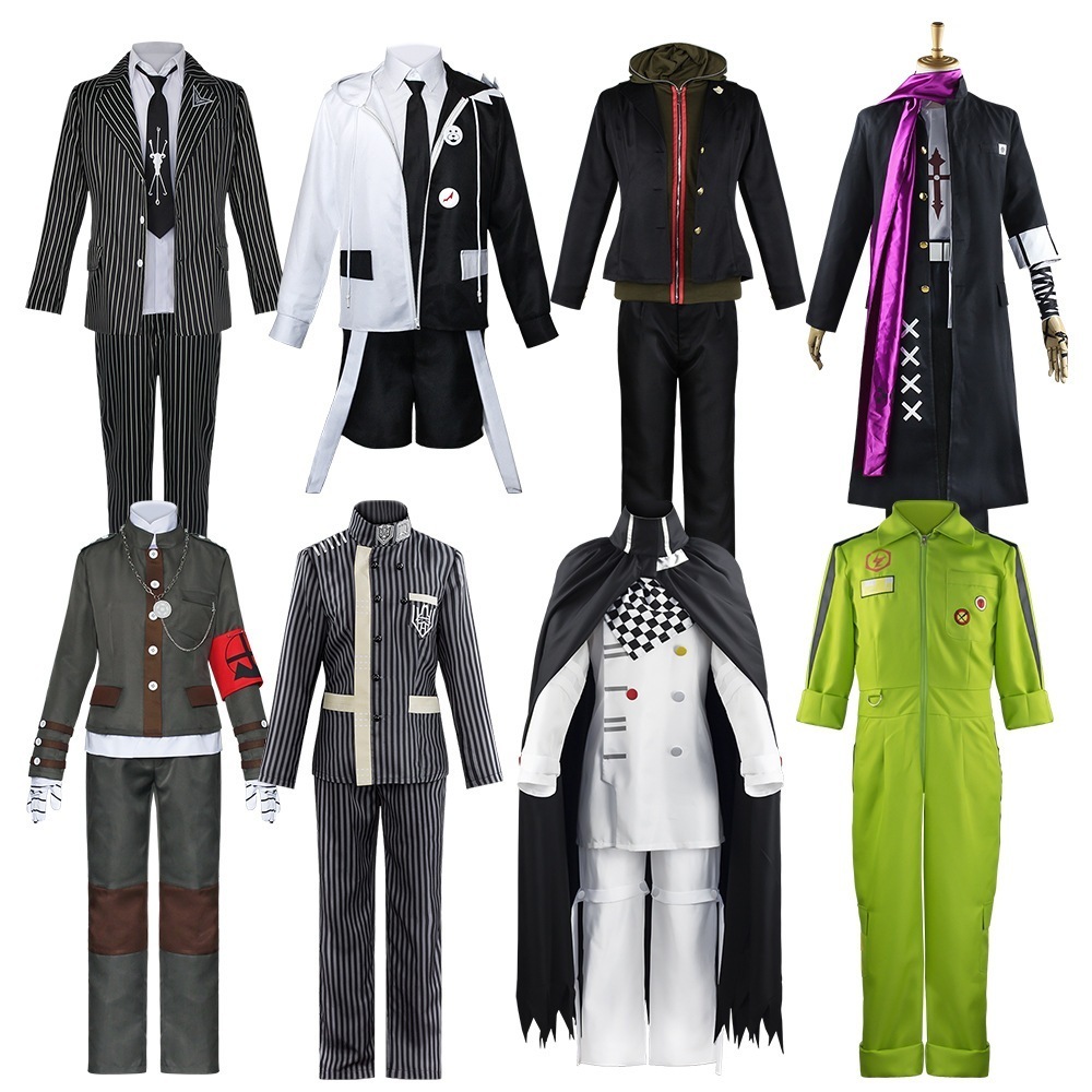 K1202ハロウィーンcos服弾丸論破男服ゲームアニメ演技服コスプレ