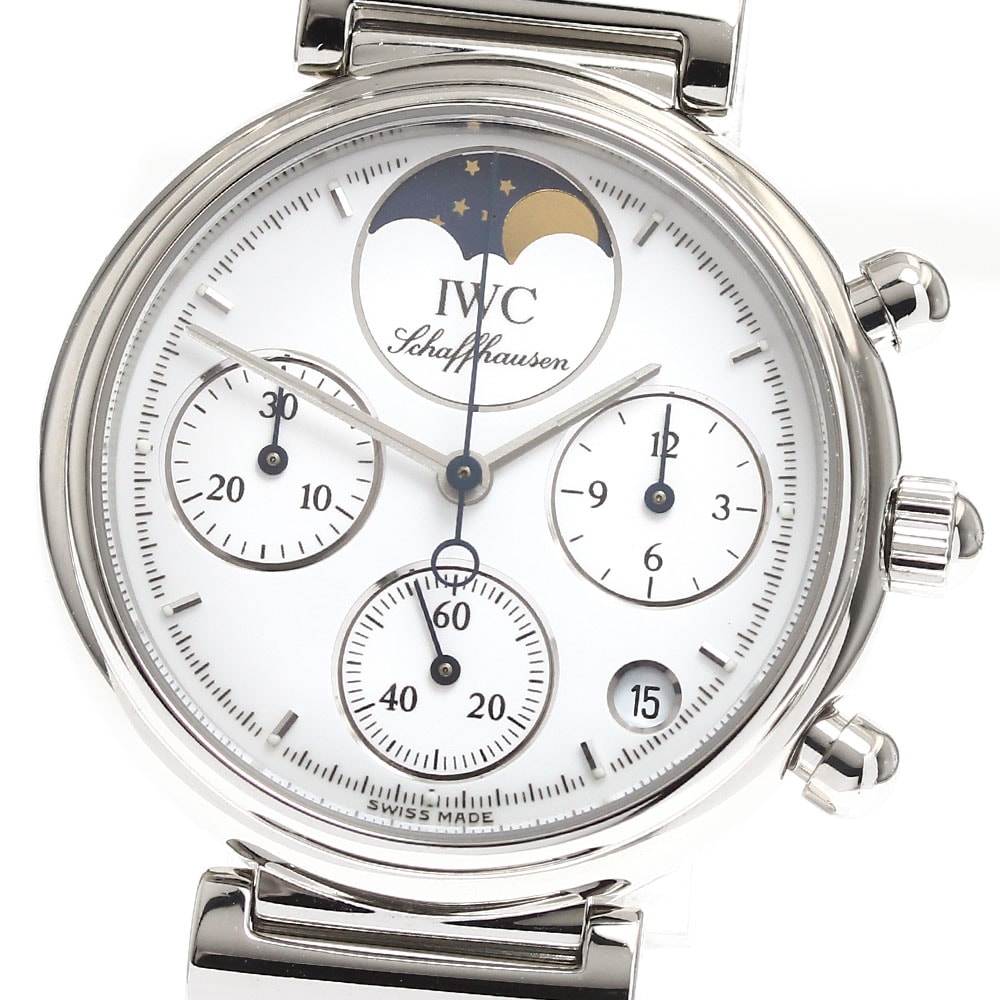 IWC IWC SCHAFFHAUSEN IW373606 ダヴィンチ クロノグラフ デイト クォーツ レディース _904741【中古】