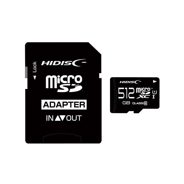 HIDISC microSDXCカード 512GB A2 V30 CLASS10 UHS-1 Speed Class3対応 SD変換アダプタ付き HDMCSDX512GCL10UIJP3 8,814円