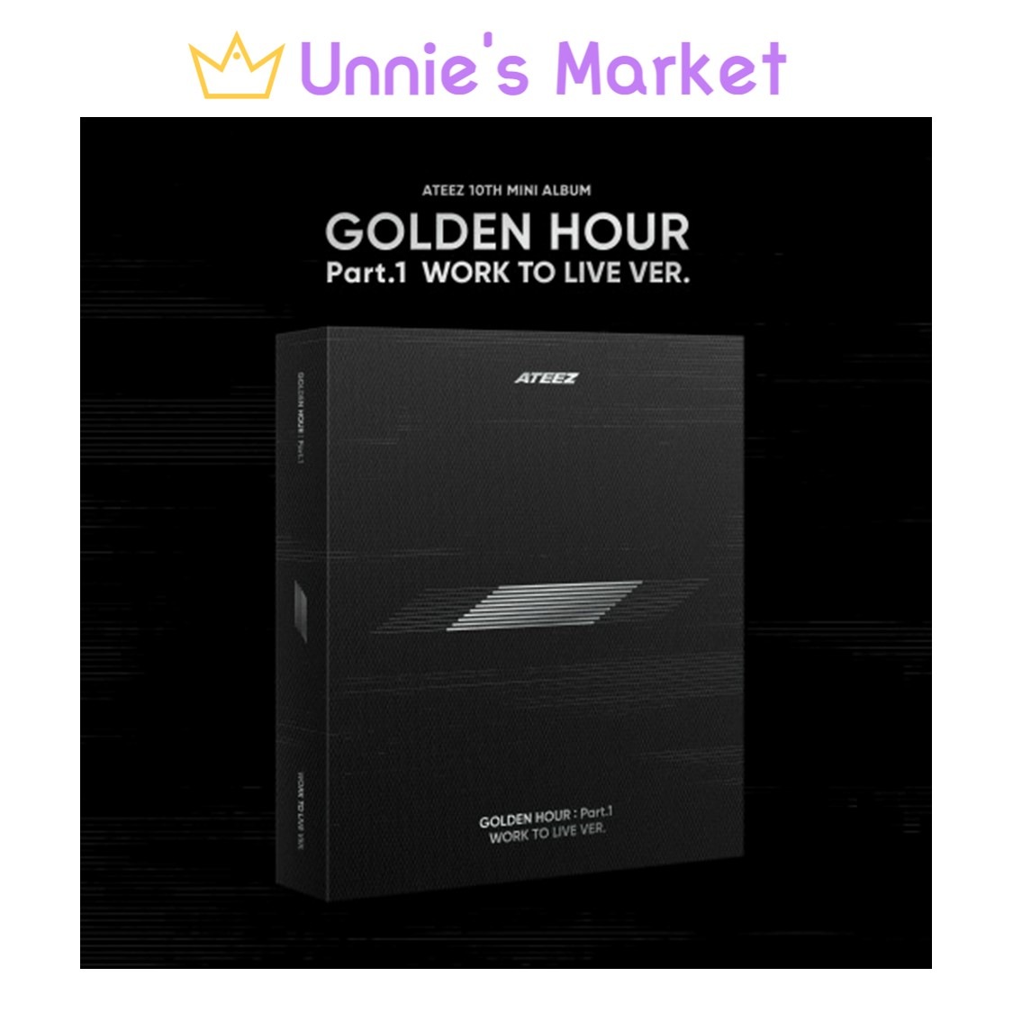 ATEEZ [GOLDEN HOUR : Part.1 WORK TO LIVE VER.] + Free Gift