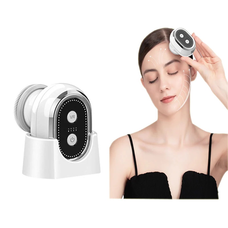 【爆発品】電動洗顔ブラシ EMS RF LED 高速タッピング シリコンブラシ洗顔 クレンジング 美容グッズ 顔マッサージ器 美顔器 洗浄 自宅エステ ビープロ おうち時間 ギフト 母の日 クリスマス