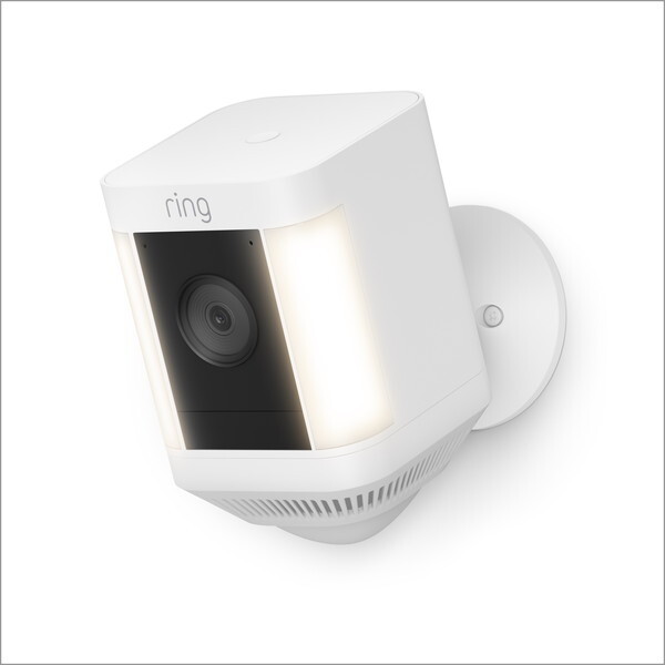 Ring B09J6FWP3Z ホワイト センサーライト付き屋外カメラ