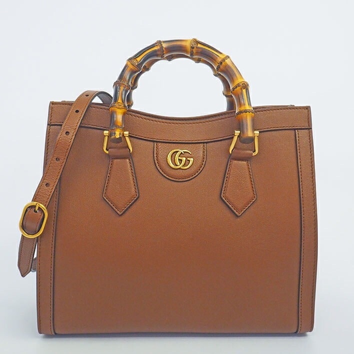 【美品】グッチ ミディアム トートバッグ ダイアナ レディース 【ショルダーバッグ】